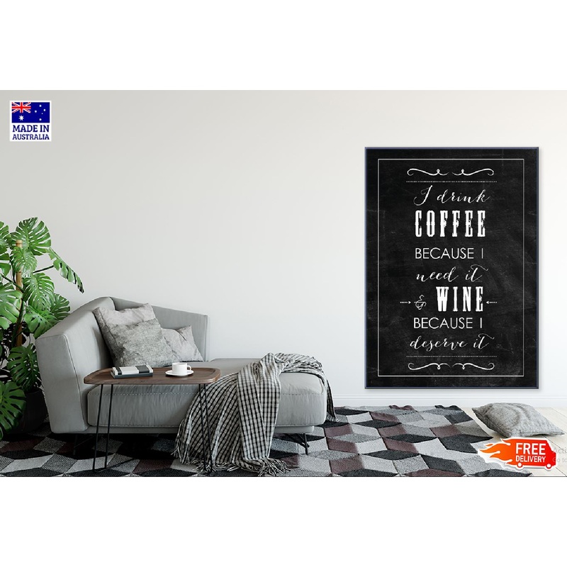 Cafe Restaurant Quote Vector Art Print 100% Australian Made