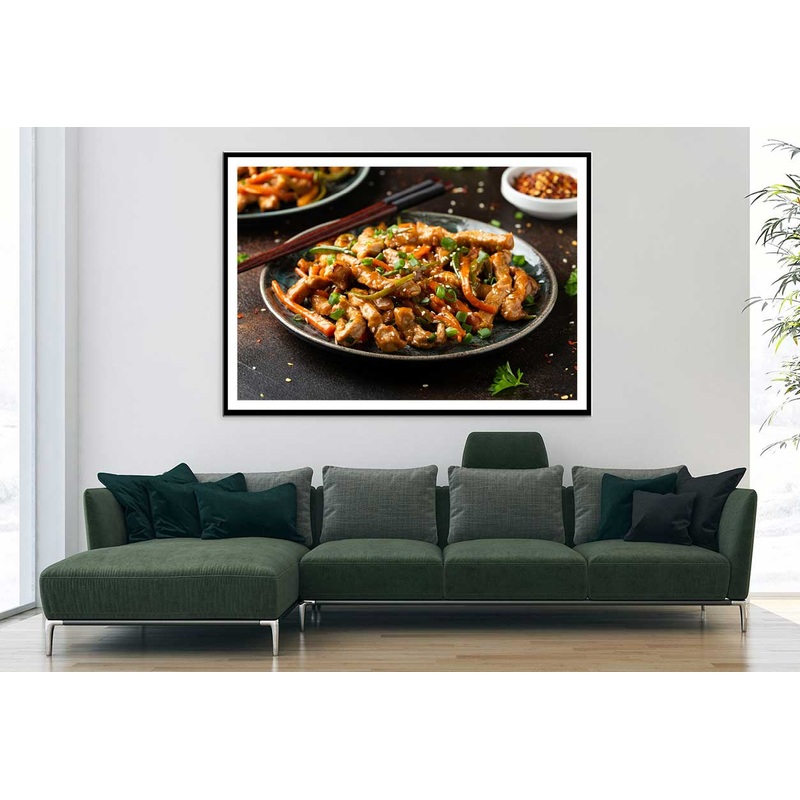 Chinese Sichuan with Vegetables View Home Decor Premium Quality Poster Print Choose Your Sizes