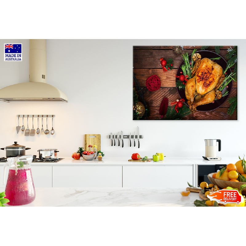 Turkey Decorated with Candles Photograph Print 100% Australian Made
