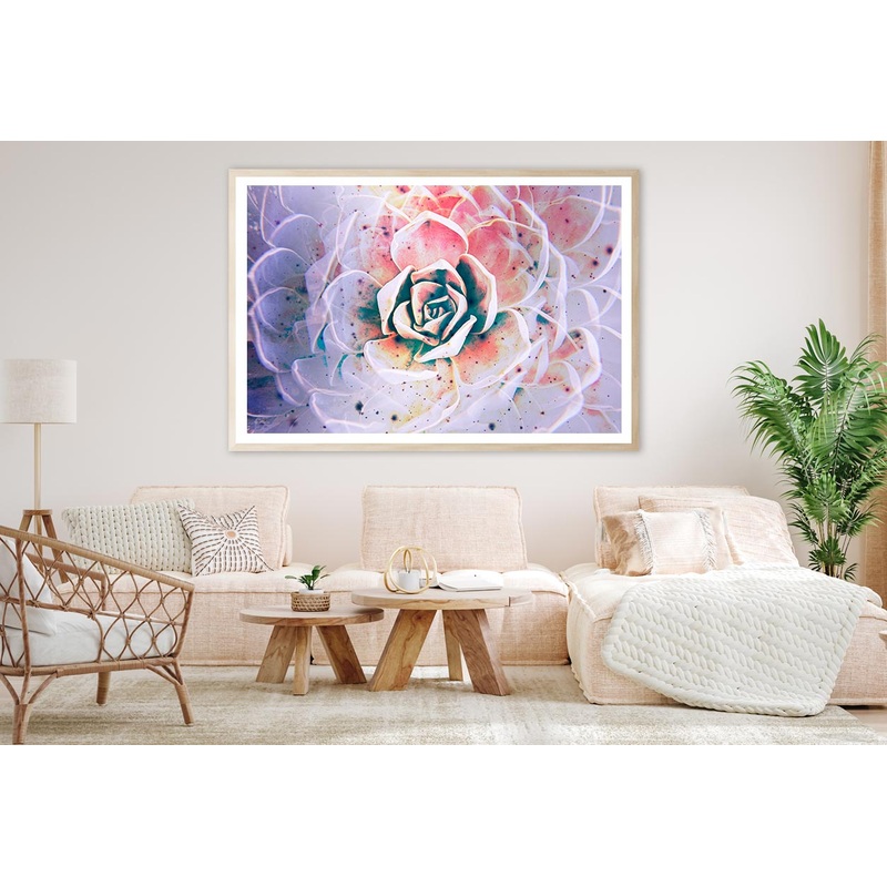 White Mexican Rose closeup Home Decor Premium Quality Poster Print Choose Your Sizes