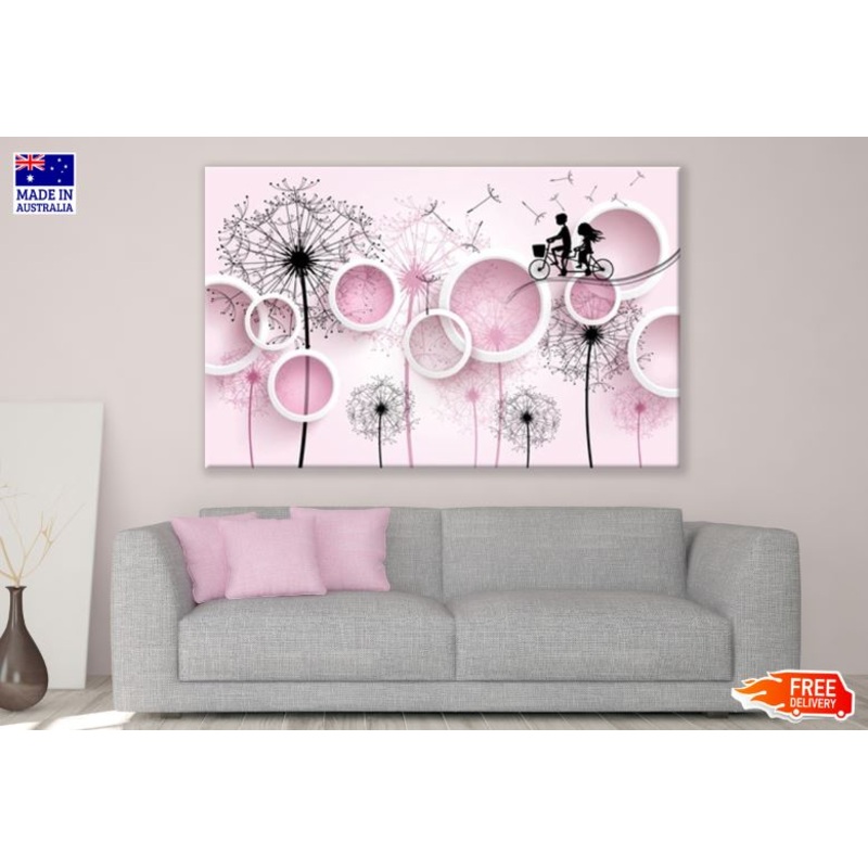 3d Illustration Flowers Print 100% Australian Made