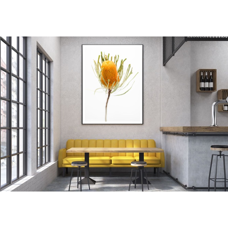 Yellow Flower Closeup Photograph Home Decor Premium Quality Poster Print Choose Your Sizes