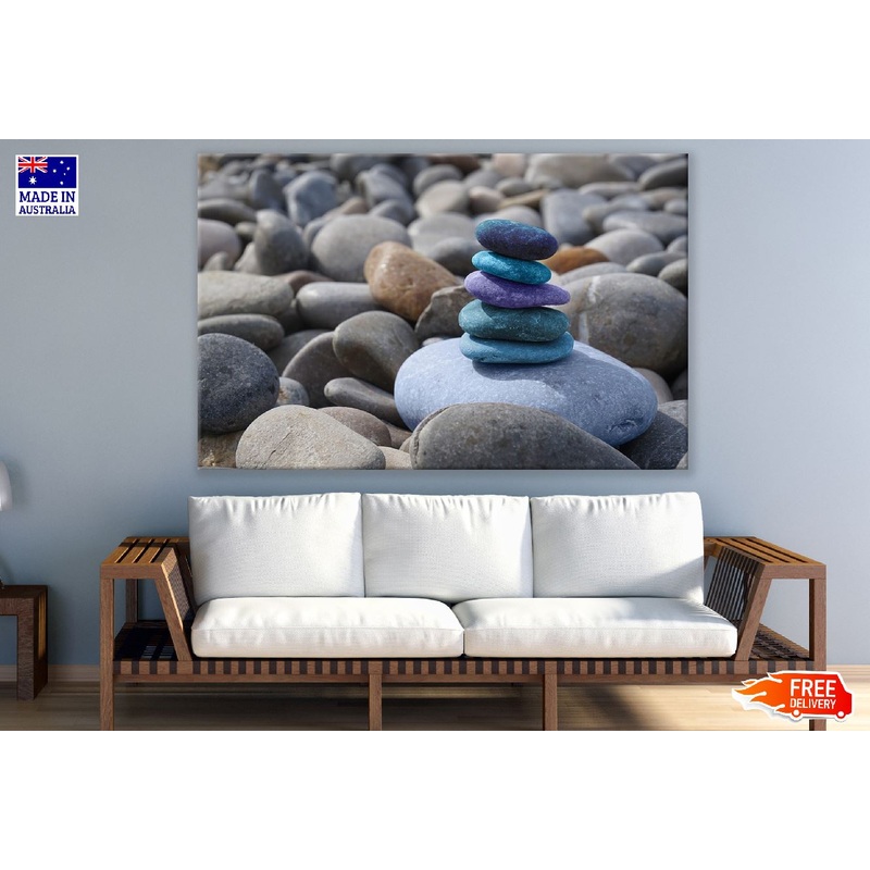 Zen Stones Closeup Photograph Print 100% Australian Made