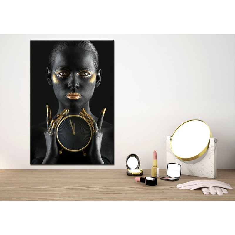 Black Gold girl Art Stunning Print 100% Australian Made