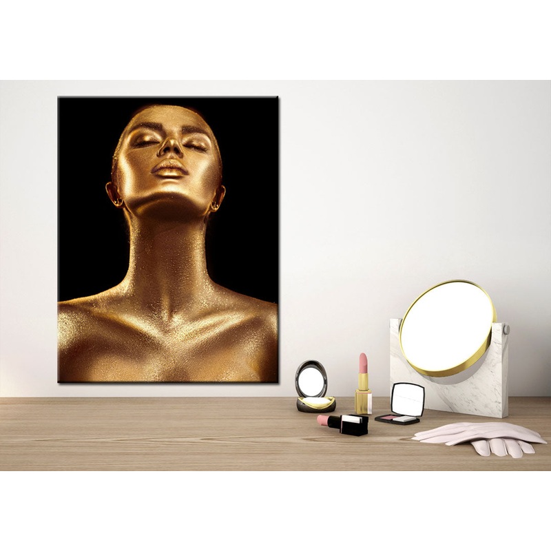 Black Gold Girl Stunning Print 100% Australian Made