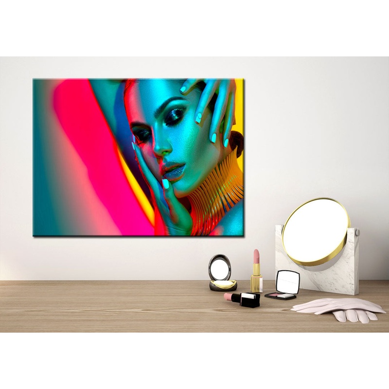Colorful girl Art Stunning Print 100% Australian Made