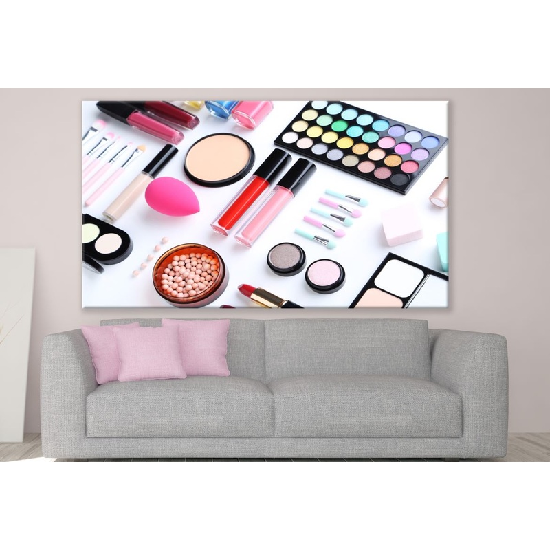 Colourful set of Cosmetics Print 100% Australian Made