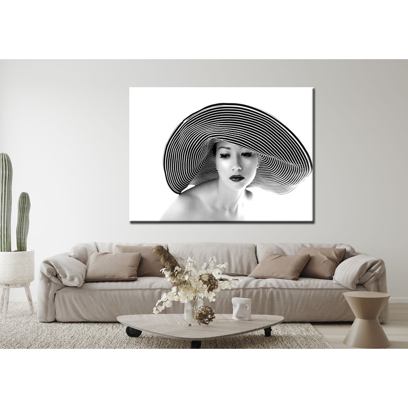 Fashion Girl with Hat Print 100% Australian Made