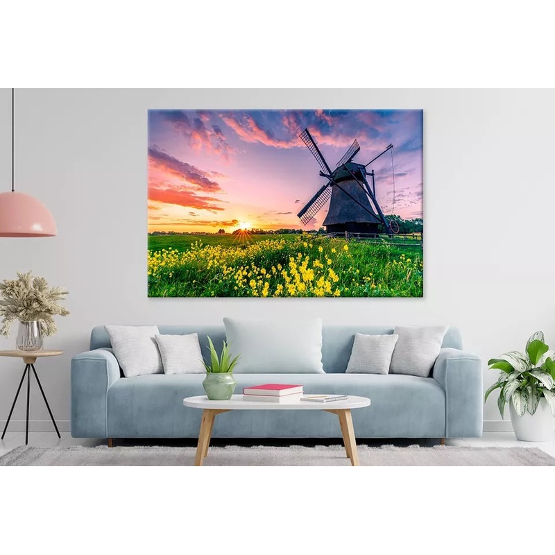 Water Scoop Mill In East Friesland Wall Art Decor 100% Australian Made