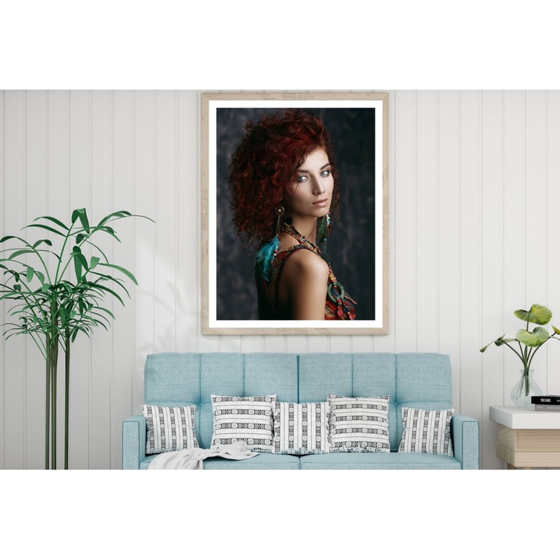 Beautiful Girl Portrait View Home Decor Premium Quality Poster Print Choose Your Sizes