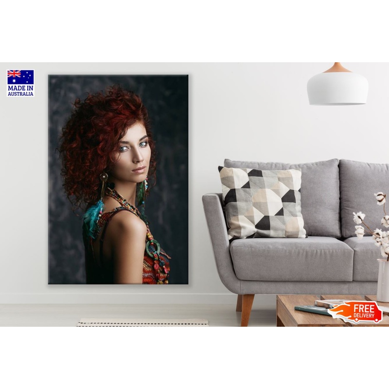 Beautiful Girl Portrait View Print 100% Australian Made