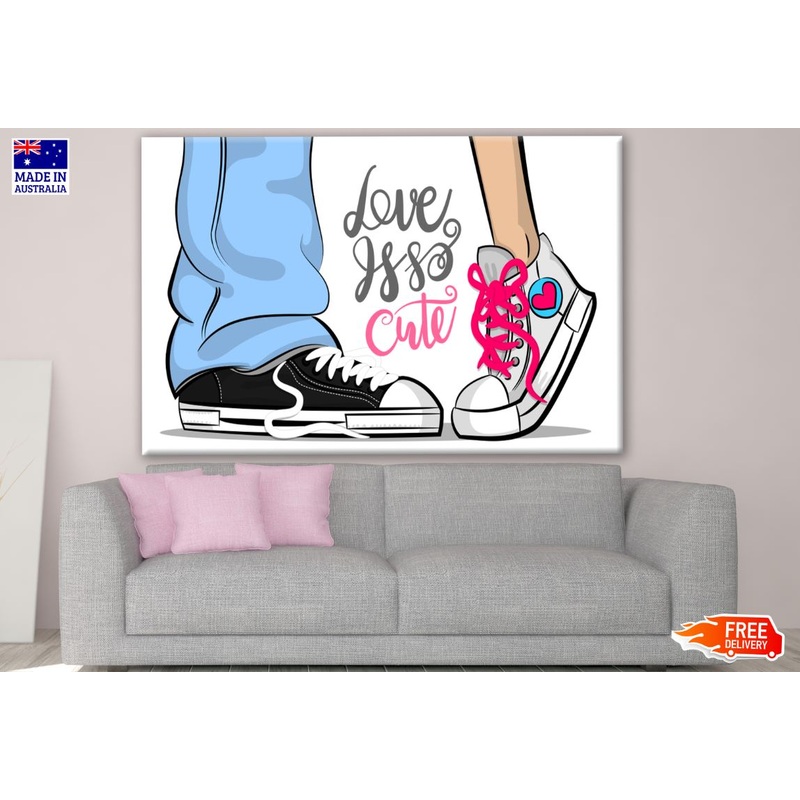 Boy Girl Legs & Shoes Art Print 100% Australian Made