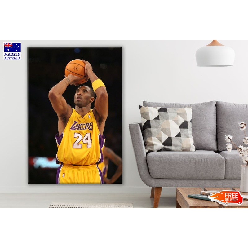 Bryant The Basket Ball Player Photograph Print 100% Australian Made
