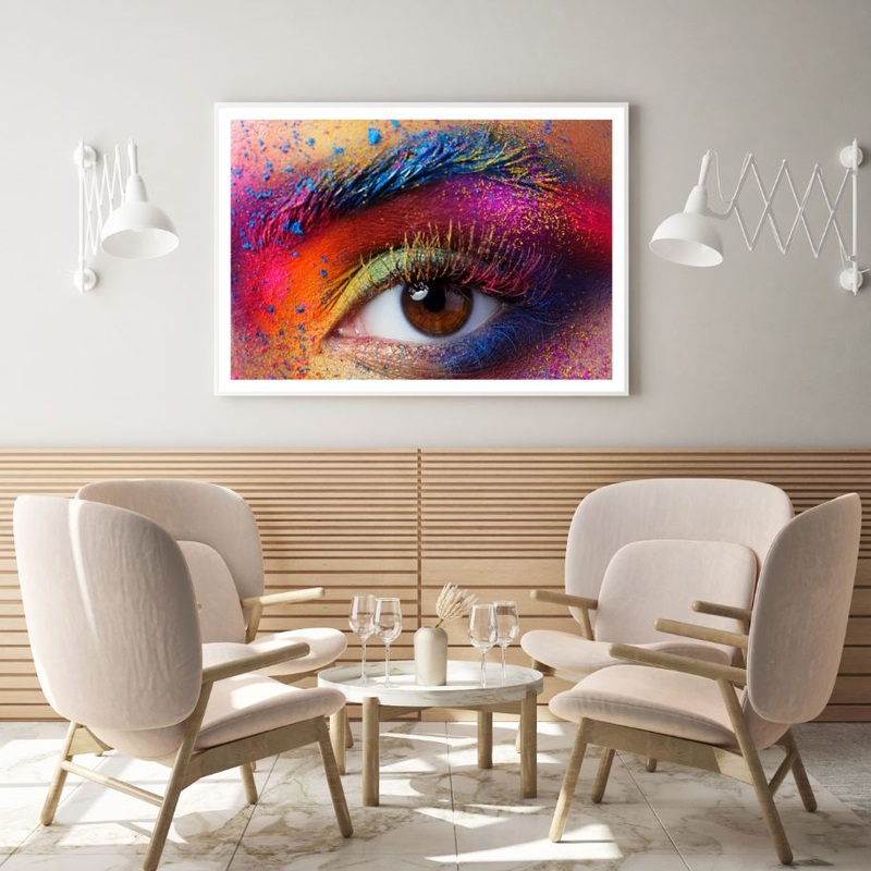 Fashion Eye Makeup Photograph Home Decor Premium Quality Poster Print Choose Your Sizes