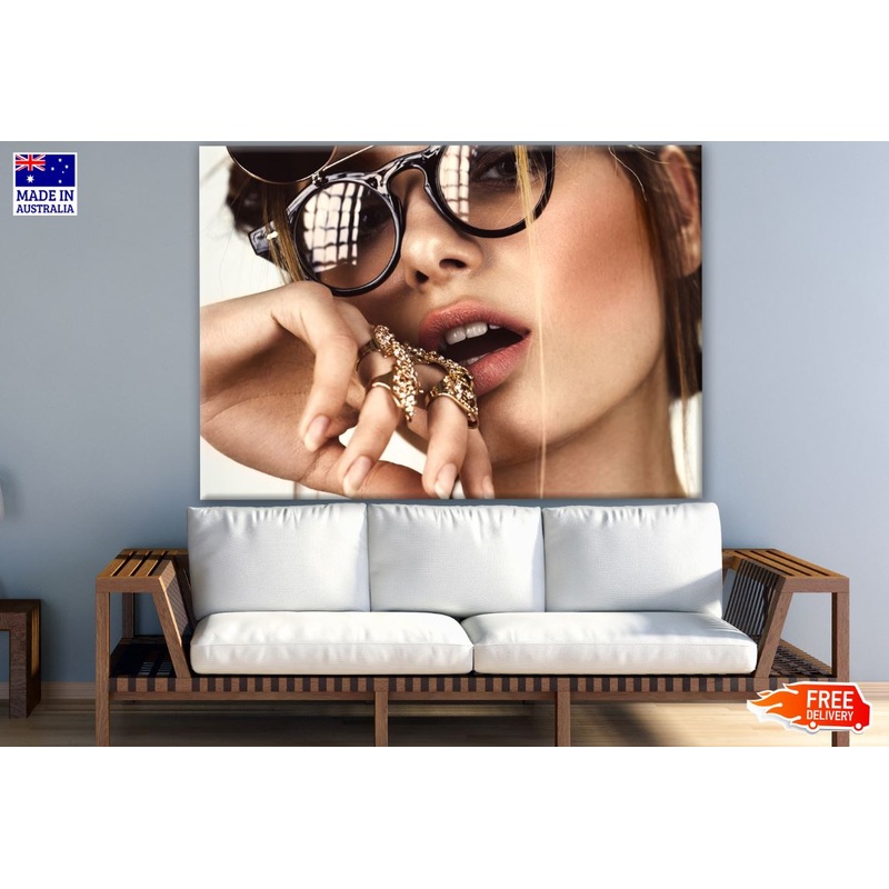 Fashion Lady Closeup Photograph Print 100% Australian Made