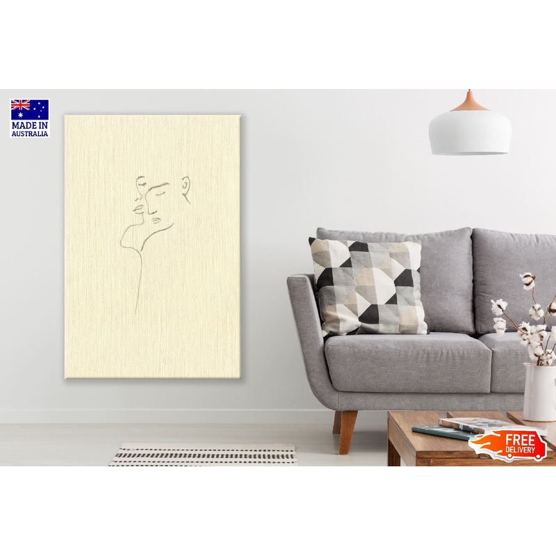 Fashion Man and Woman Line Art Print 100% Australian Made