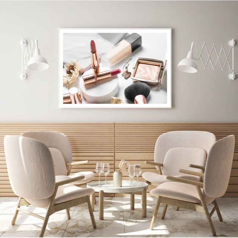 Makeup Items Photograph Home Decor Premium Quality Poster Print Choose Your Sizes