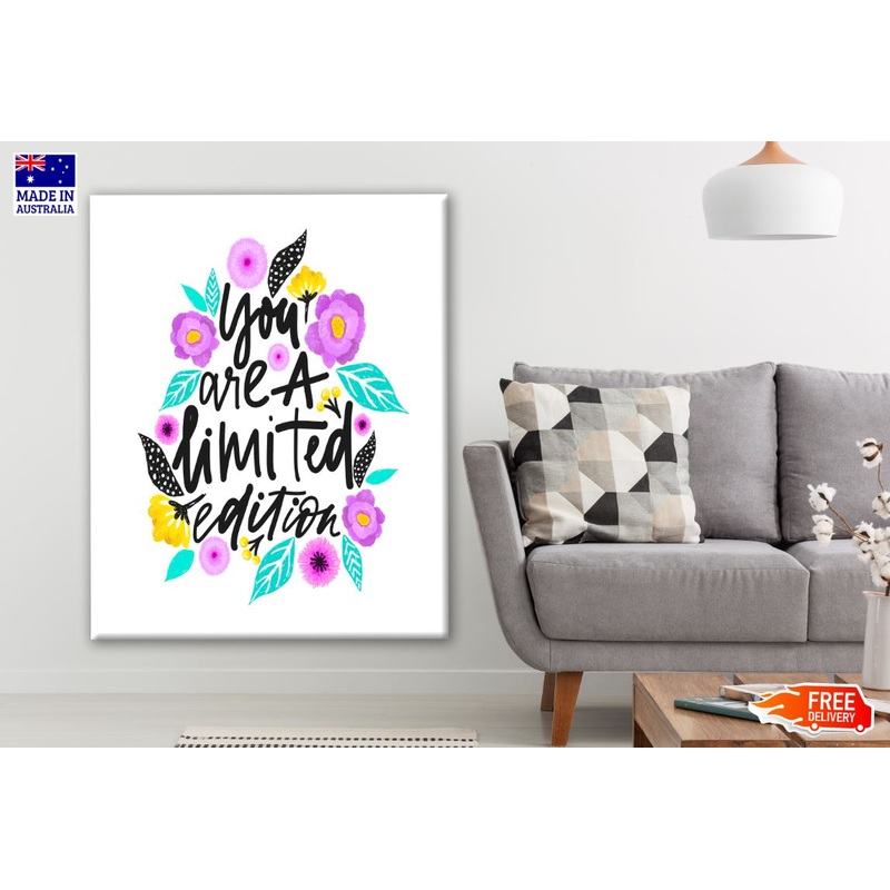 Quote Colourful Art Print 100% Australian Made