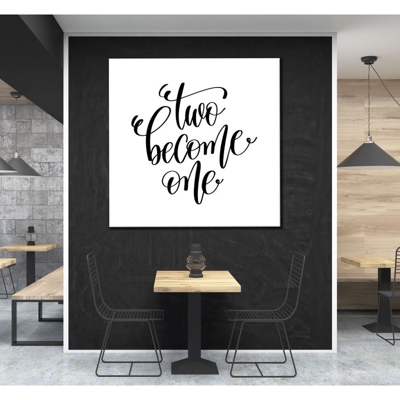 Square Canvas Quotes B&W Design High Quality Print 100% Australian Made