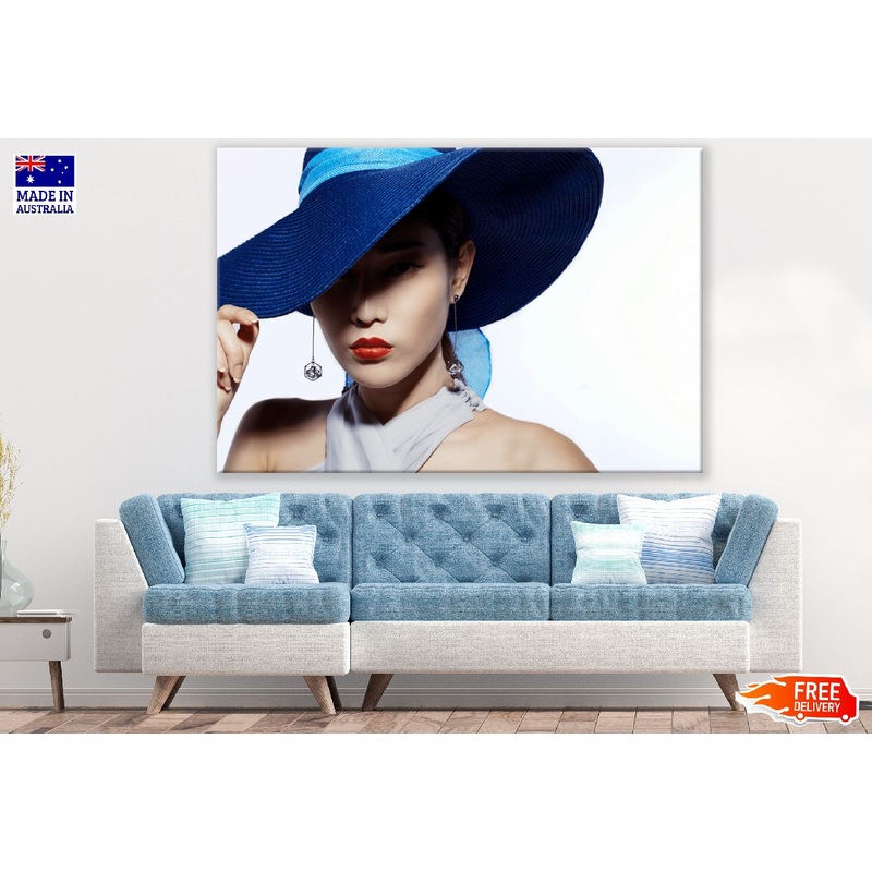 Asian Fashion Model in Hat Photograph Print 100% Australian Made