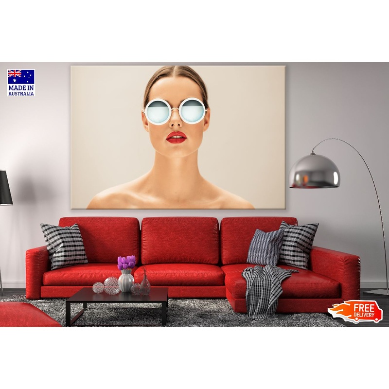 Fashion Model Girl with Sunglasses Photograph Print 100% Australian Made