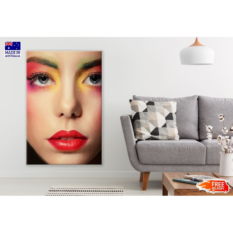 Makeup Woman Closeup Photograph Print 100% Australian Made