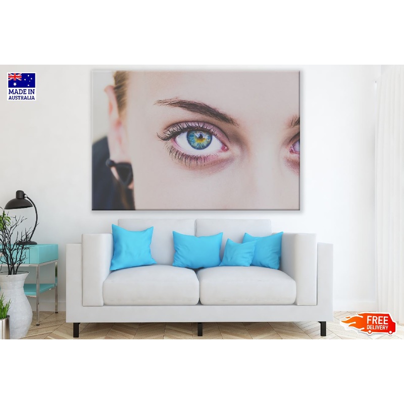 Makeup Woman Eye Closeup Photograph Print 100% Australian Made