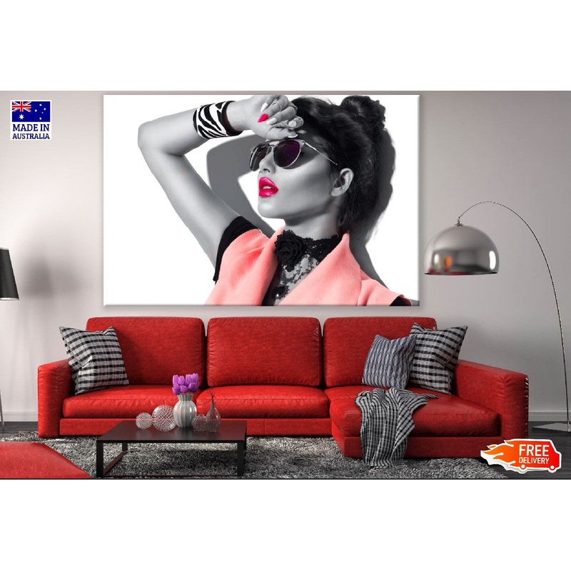 Model Girl with Stylish sunglasses Photograph Print 100% Australian Made