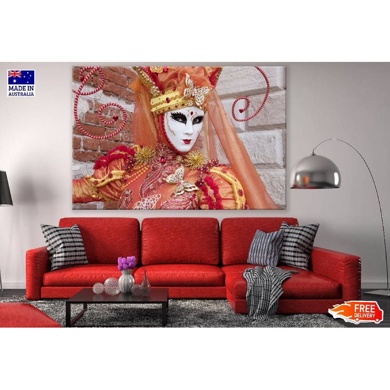Venice Carnival Costume Closeup Photograph Print 100% Australian Made