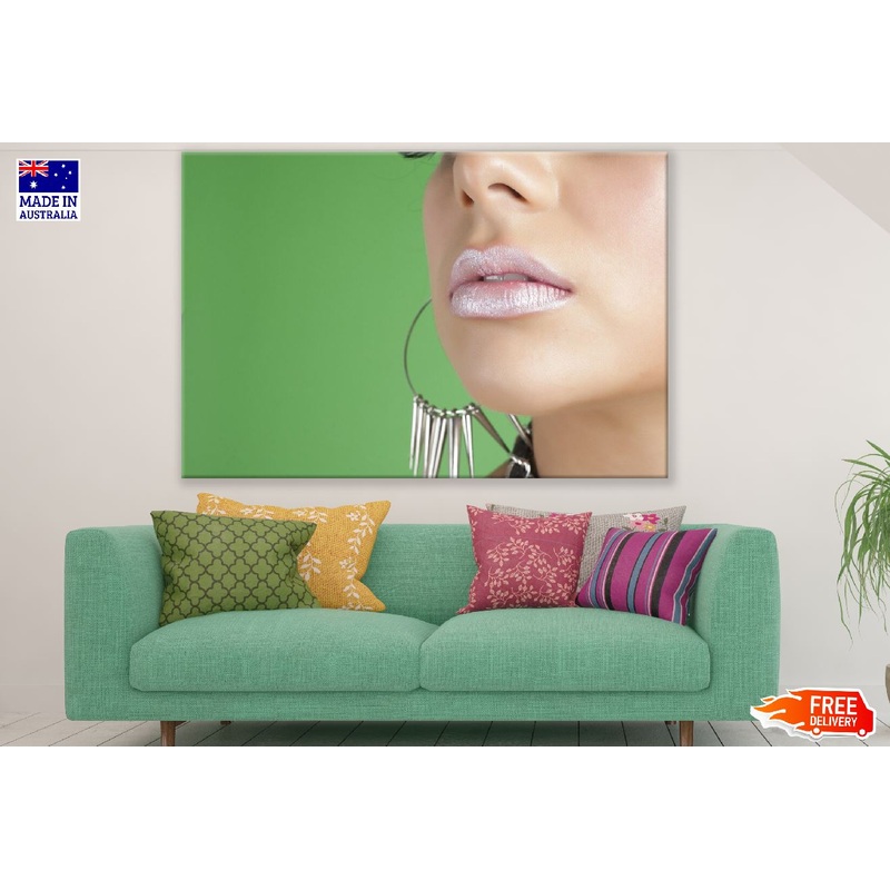 Woman with Pale Lips Makeup Photograph Print 100% Australian Made