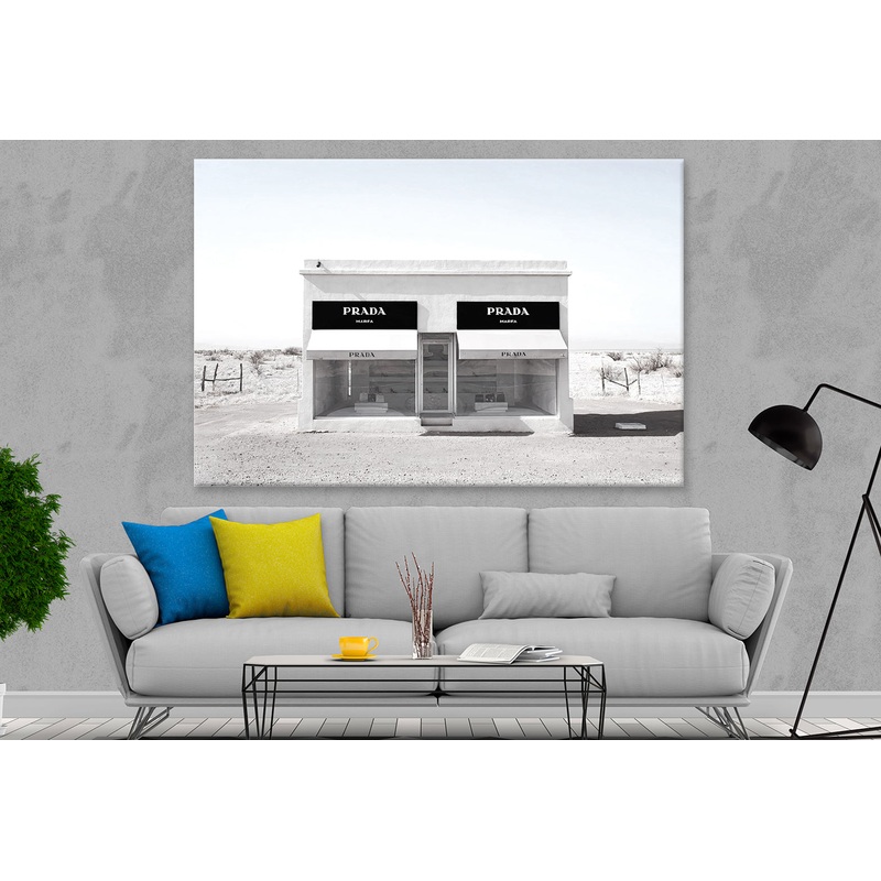 Black And White Fashion Store Print Canvas Ready to hang