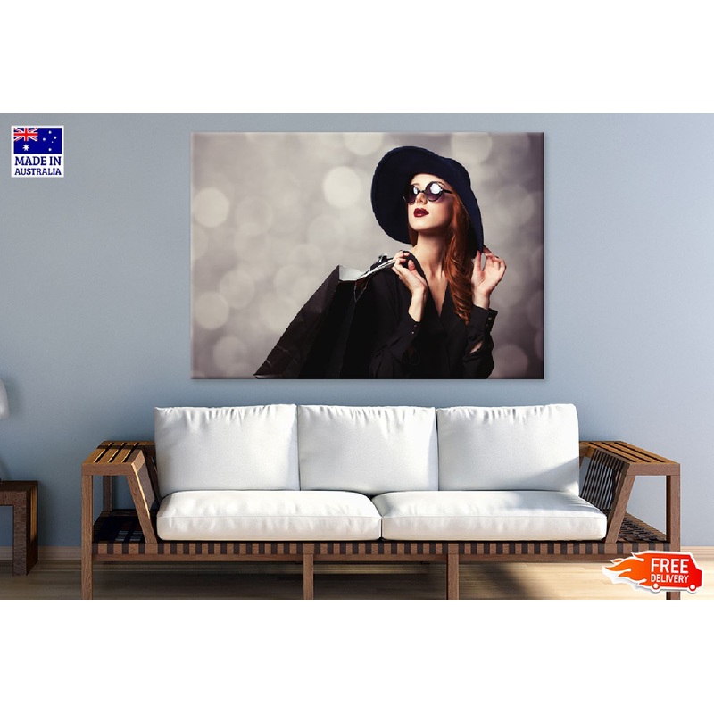 Style Redhead Girl & Sunglasses Photograph Print 100% Australian Made