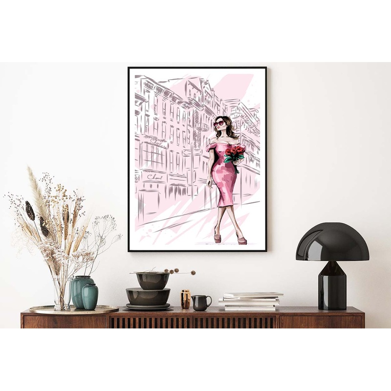 Elegant Fashion Store Art Design Home Decor Premium Quality Poster Print Choose Your Sizes
