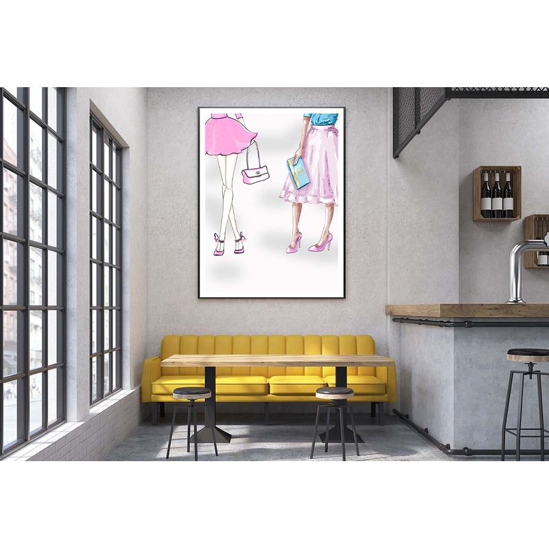 Modern Pink Ladies Fashion Art Design Home Decor Premium Quality Poster Print Choose Your Sizes