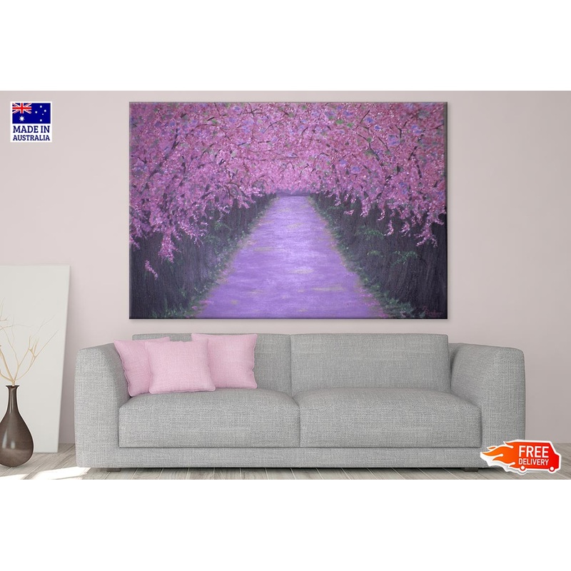 Road Blossom Tree Forest Photograph Print 100% Australian Made