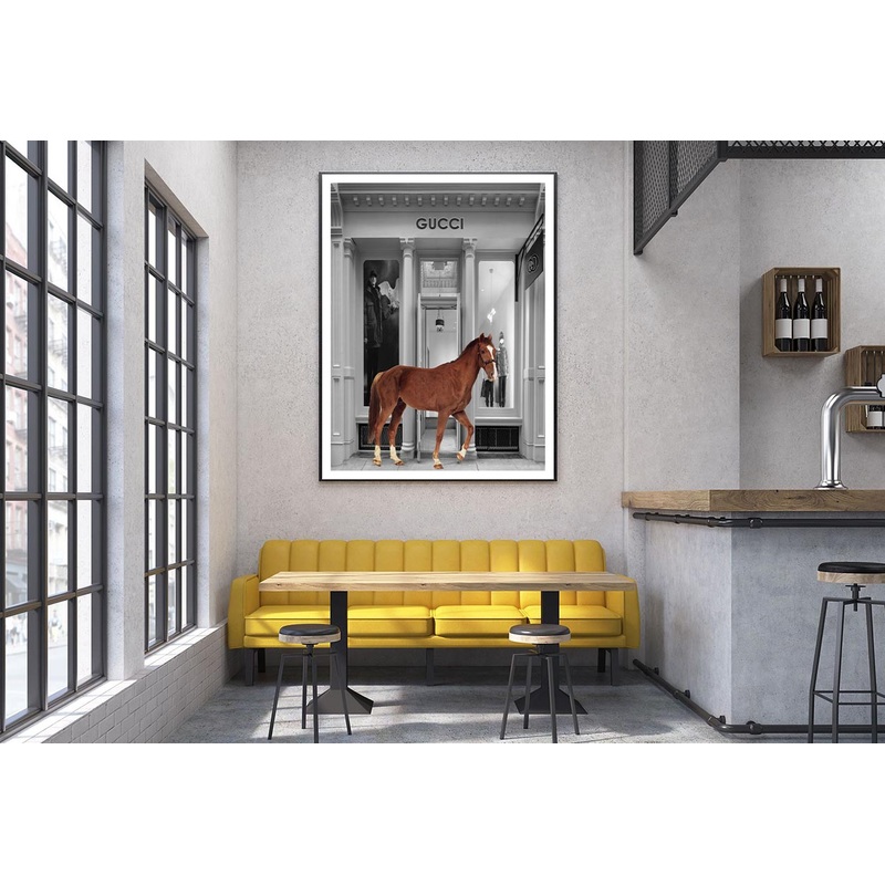 Store With Horse Design Home Decor Premium Quality Poster Print Choose Your Sizes