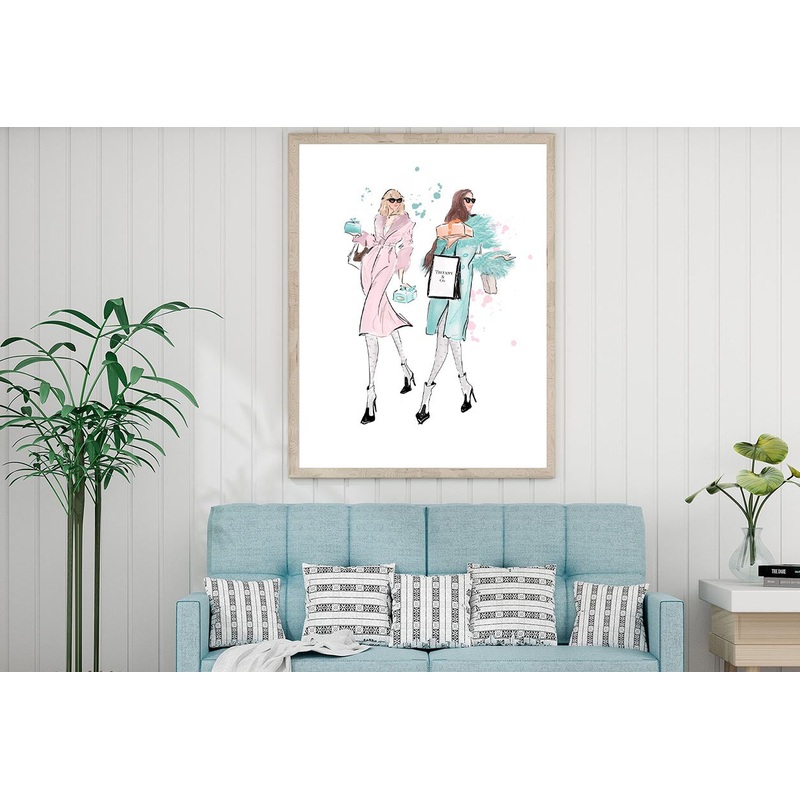 Stylish Women Design Home Decor Premium Quality Poster Print Choose Your Sizes