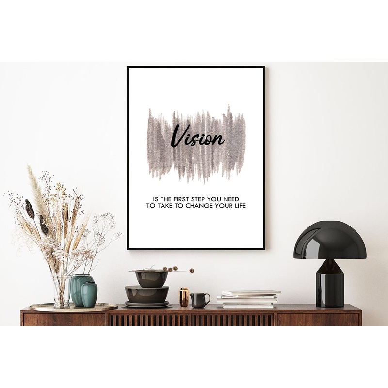 Vision Quote Home Decor Premium Quality Poster Print Choose Your Sizes