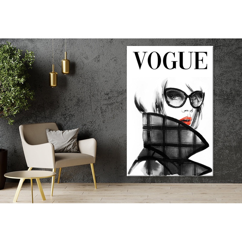 Vogue Female Watercolor Painting Print 100% Australian Made