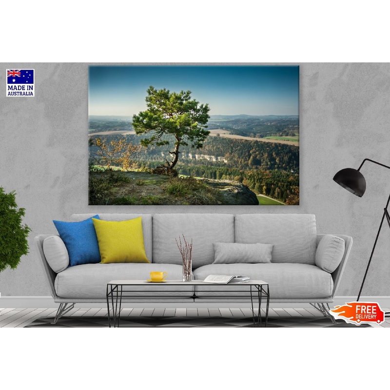 Alone Jaw Tree On Mountain Photograph Print 100% Australian Made