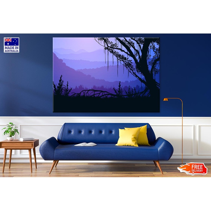 Tree & Nature Vector Art Print 100% Australian Made