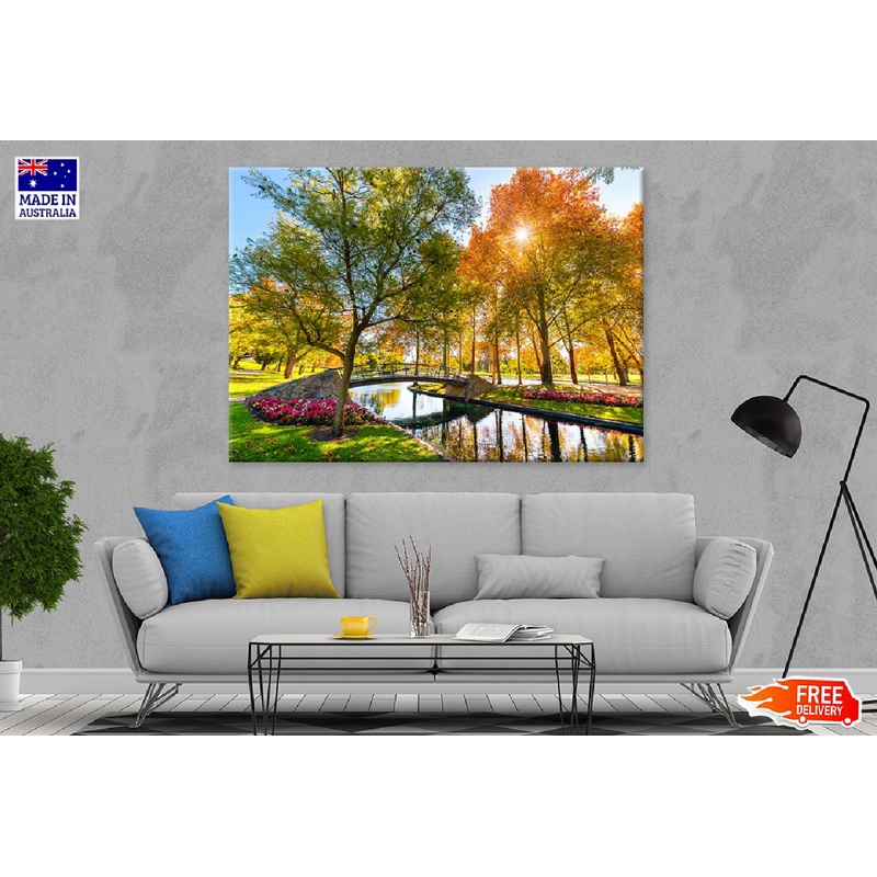 Autumn Trees in Rymill Park View Photograph Print 100% Australian Made