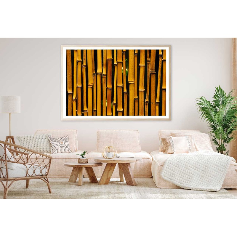 Bamboo Closeup View Photograph Home Decor Premium Quality Poster Print Choose Your Sizes