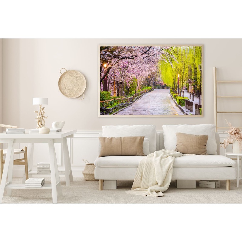 Trees on Gion Shirakawa Street View Photograph Home Decor Premium Quality Poster Print Choose Your Sizes