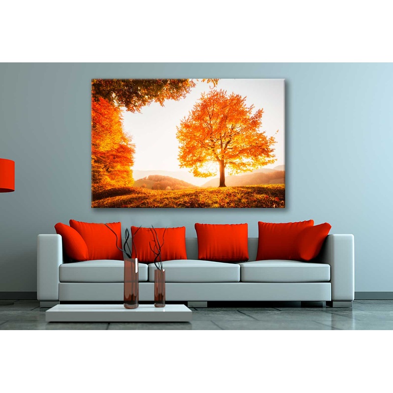 Bella Home Dramatic Scene in Golden Hour Print Canvas Ready to hang