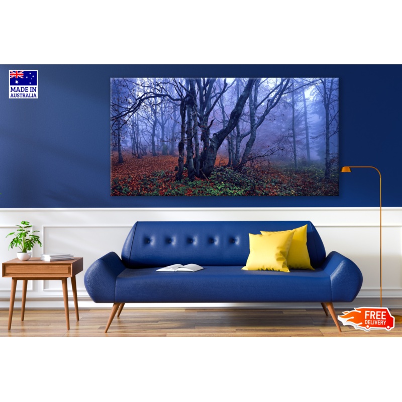 Trees & Leaves on ground Forest Scenery Print 100% Australian Made