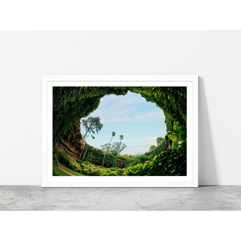 Umpherston Sinkhole In Mount Glass Framed Wall Art, Ready to Hang Quality Print