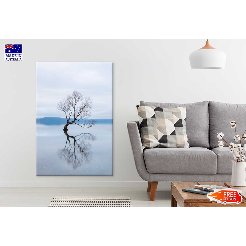 Wanaka Tree in Lake Photograph New Zealand Print 100% Australian Made