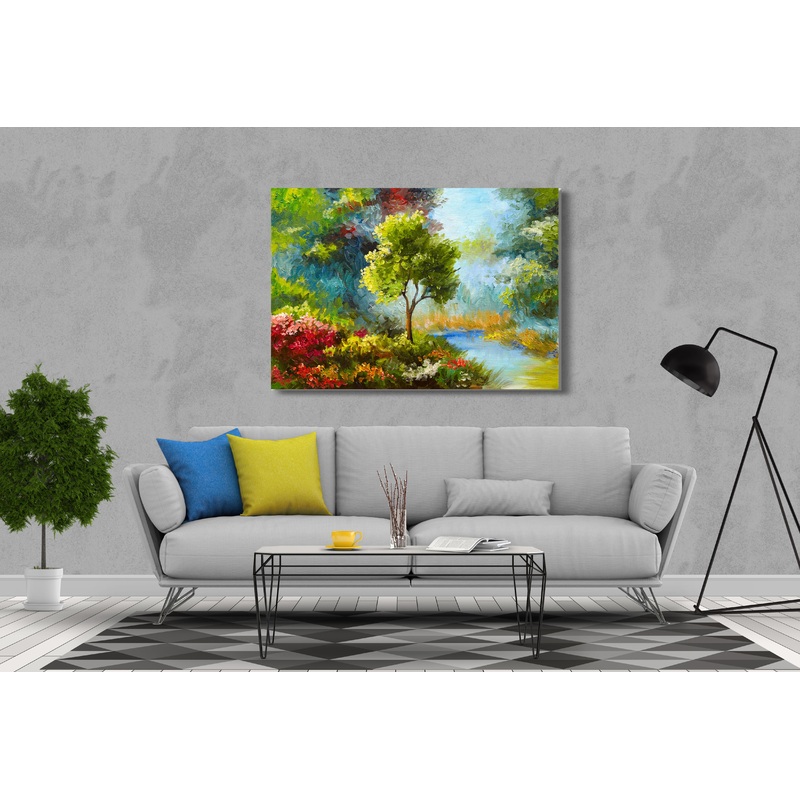 Watercolour Trees Forest Art Nature Print 100% Australian Made