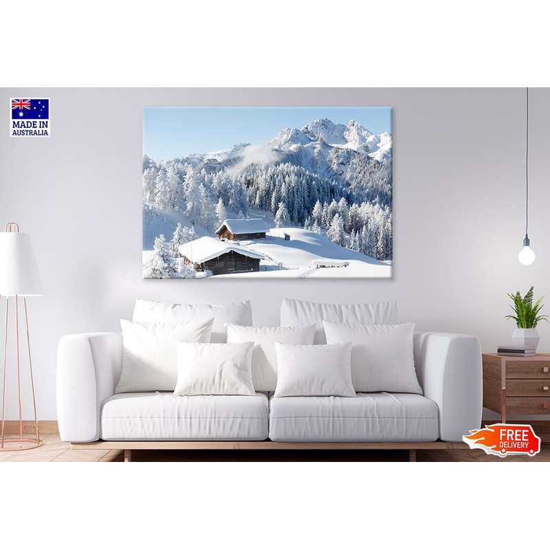 Winter wonderland in the Austria Print 100% Australian Made